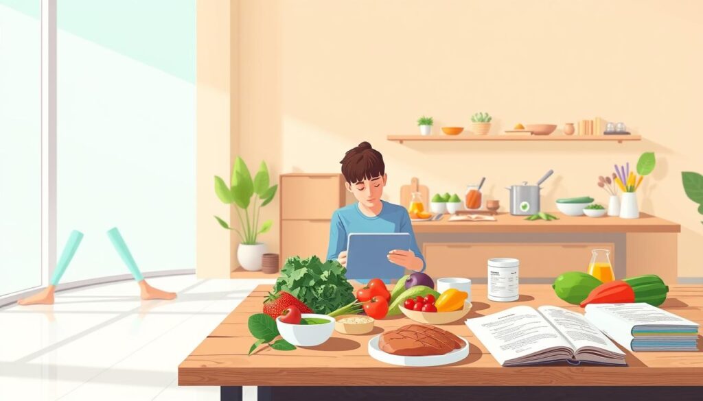 physical activity and meal planning for a healthy lifestyle