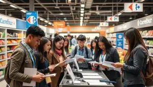 atendente Carrefour, vaga atendente, emprego atendente, trabalho loja